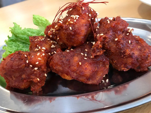 国産あべどりのヤンニョムチキン