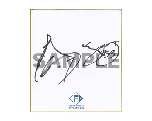 6月度FAV MONTHLY HERO 伊藤投手・水谷選手連名サイン色紙