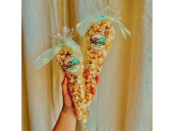 手作りキャラメルポップコーン