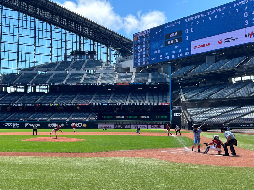 日本初、MLB仕様のShaw Sports Turf社「B1K」導入 | 北海道日本