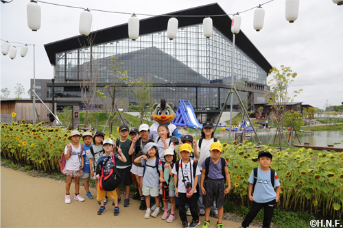 記念撮影・場内散策01