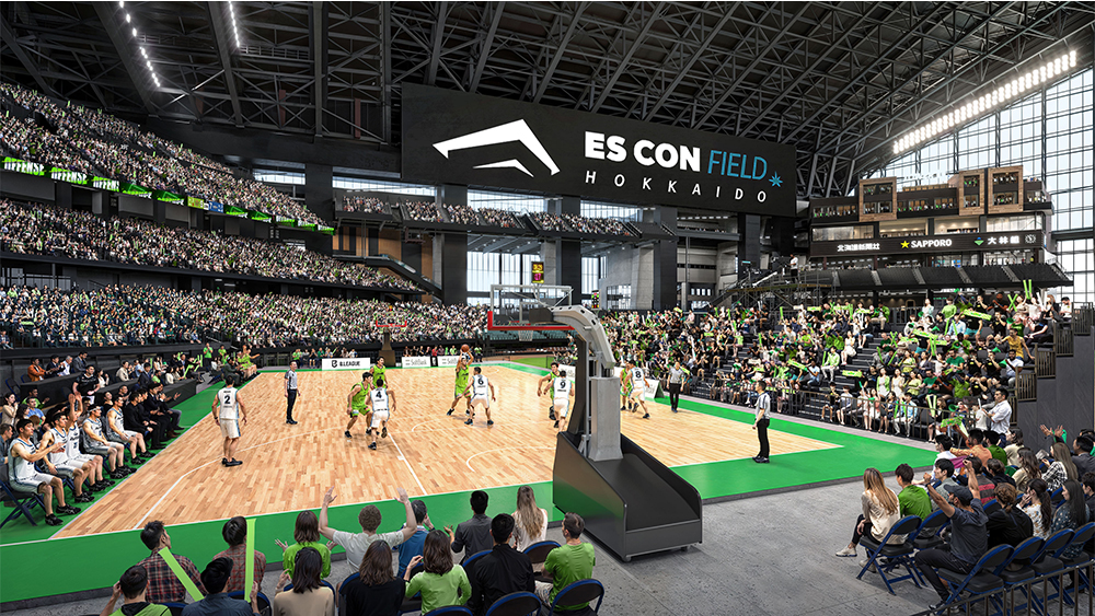 バスケットボール公式戦@エスコンフィールドHOKKAIDO
