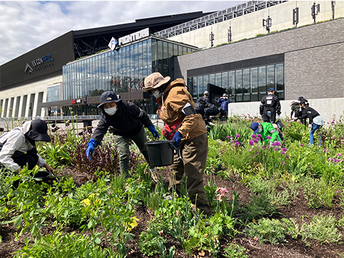 Fビレッジガーデンサポーター活動01