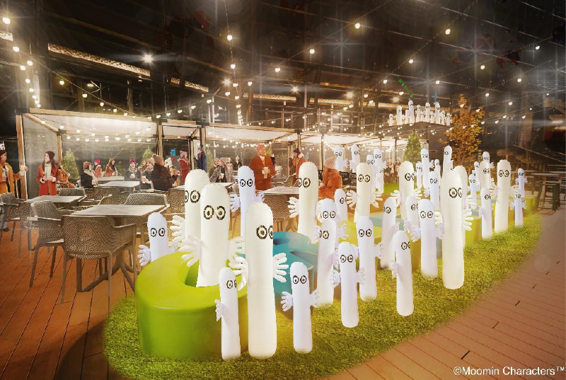 ニョロニョロの島inルーフトップ