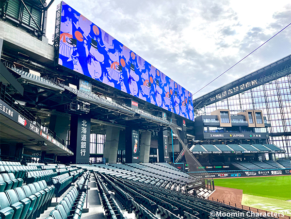 大型ビジョンムーミン