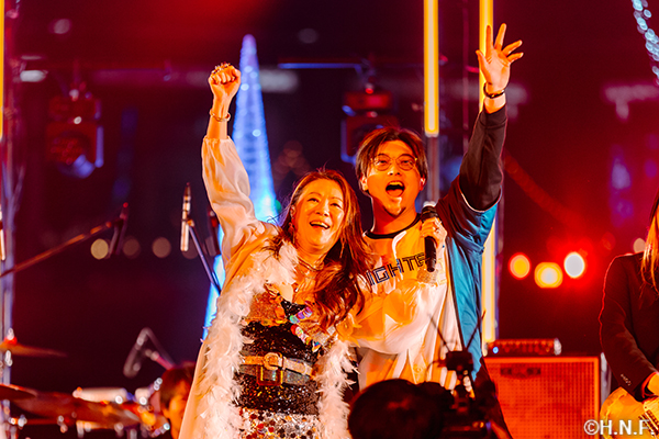 大黒摩季さん＆池田隆英投手