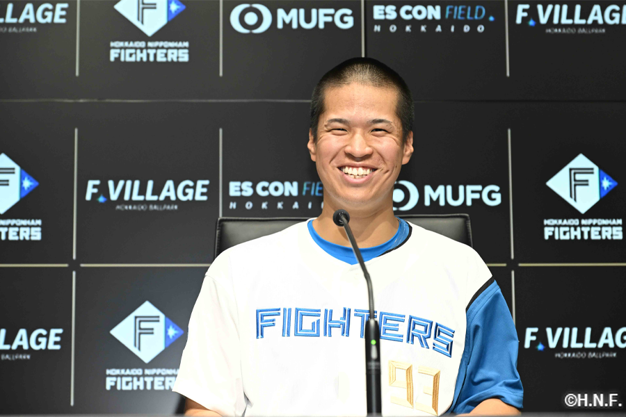 松岡洸希投手と支配下選手契約締結 | 北海道日本ハムファイターズ