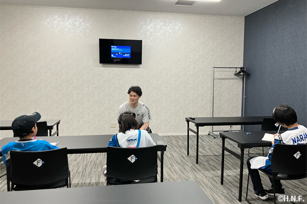 ファイターズ番記者体験の様子8