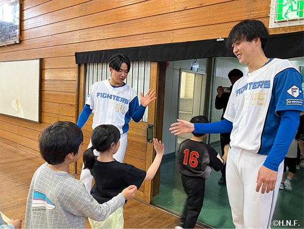 千歳市立祝梅小学校 訪問の様子2