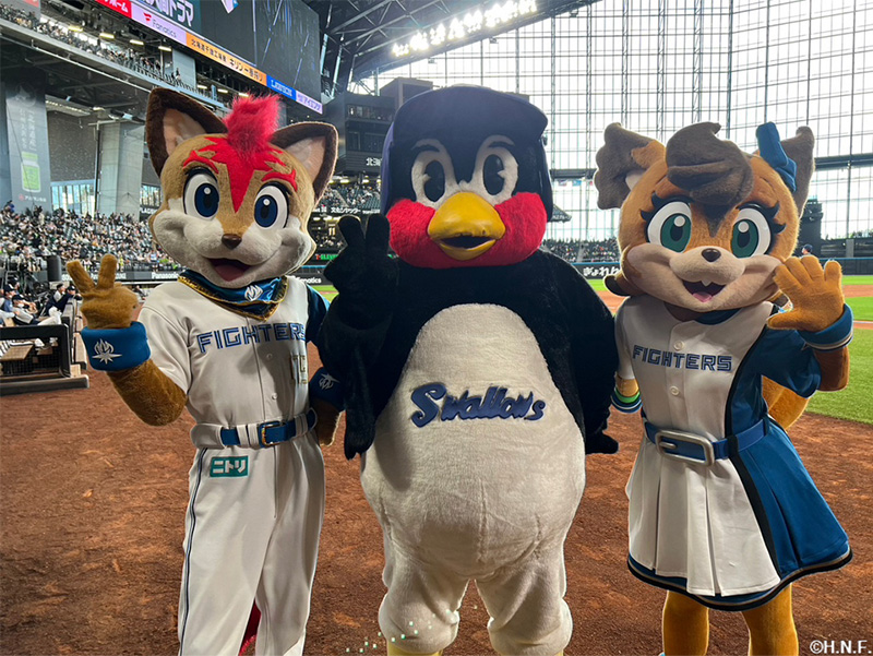 つば九郎&つばみとの交流写真展