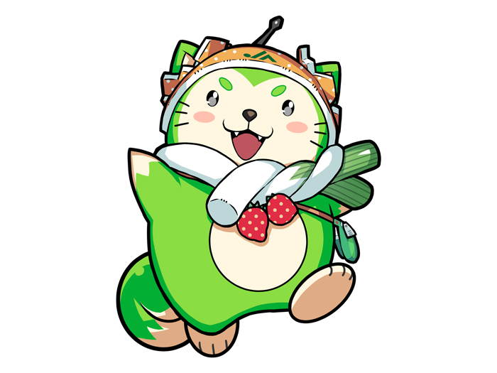 JAとうかつ中央公式キャラクター「なしこまどん」