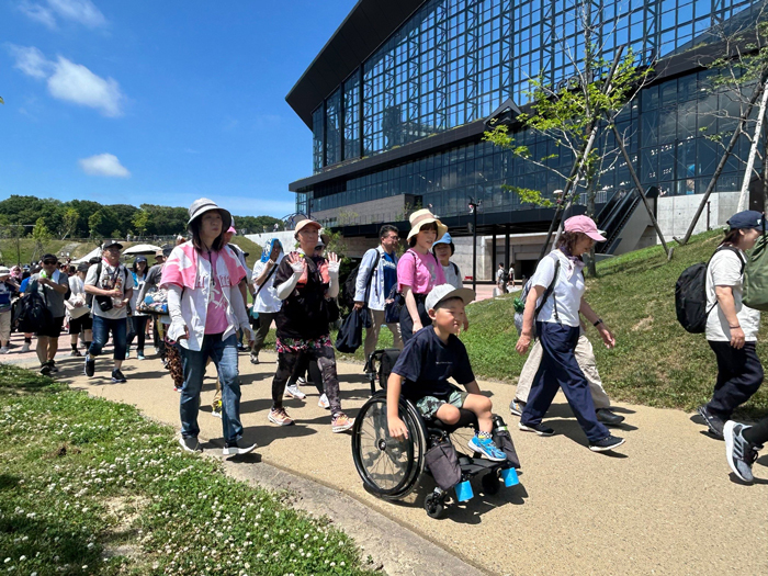 ウォーキングの様子1