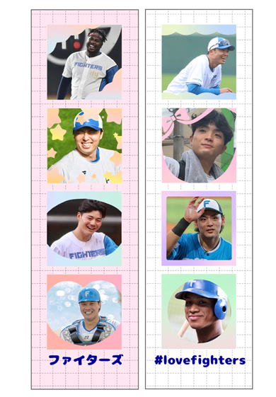 プリントシール風4カットカード