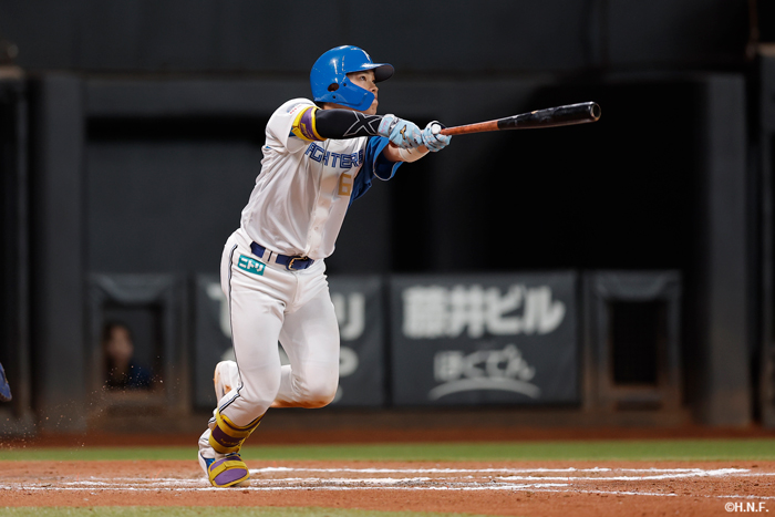 田宮裕涼選手が6月度「スカパー！サヨナラ賞」（パ・リーグ）を