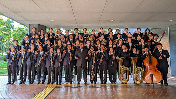 旭川市立緑が丘中学校吹奏楽部の皆さん