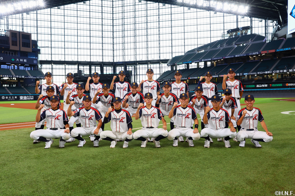札幌北広島ボーイズ集合写真