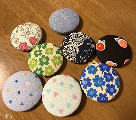 くるみボタン画像