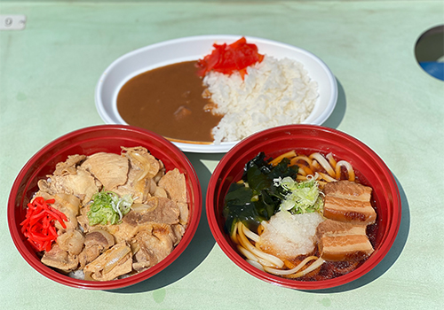 鎌スタ丼・カレー・おろし角煮うどん