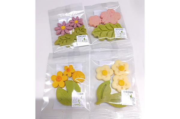 雨竜沼のお花クッキー
