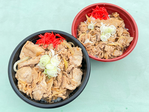 お肉もご飯も2倍！お腹の限界突破！大盛鎌スタ丼