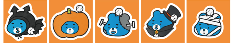 ハロウィンえふたんステッカー