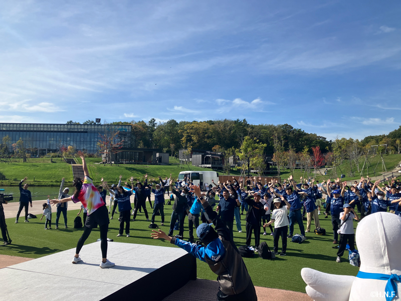 ウォーキング前準備運動