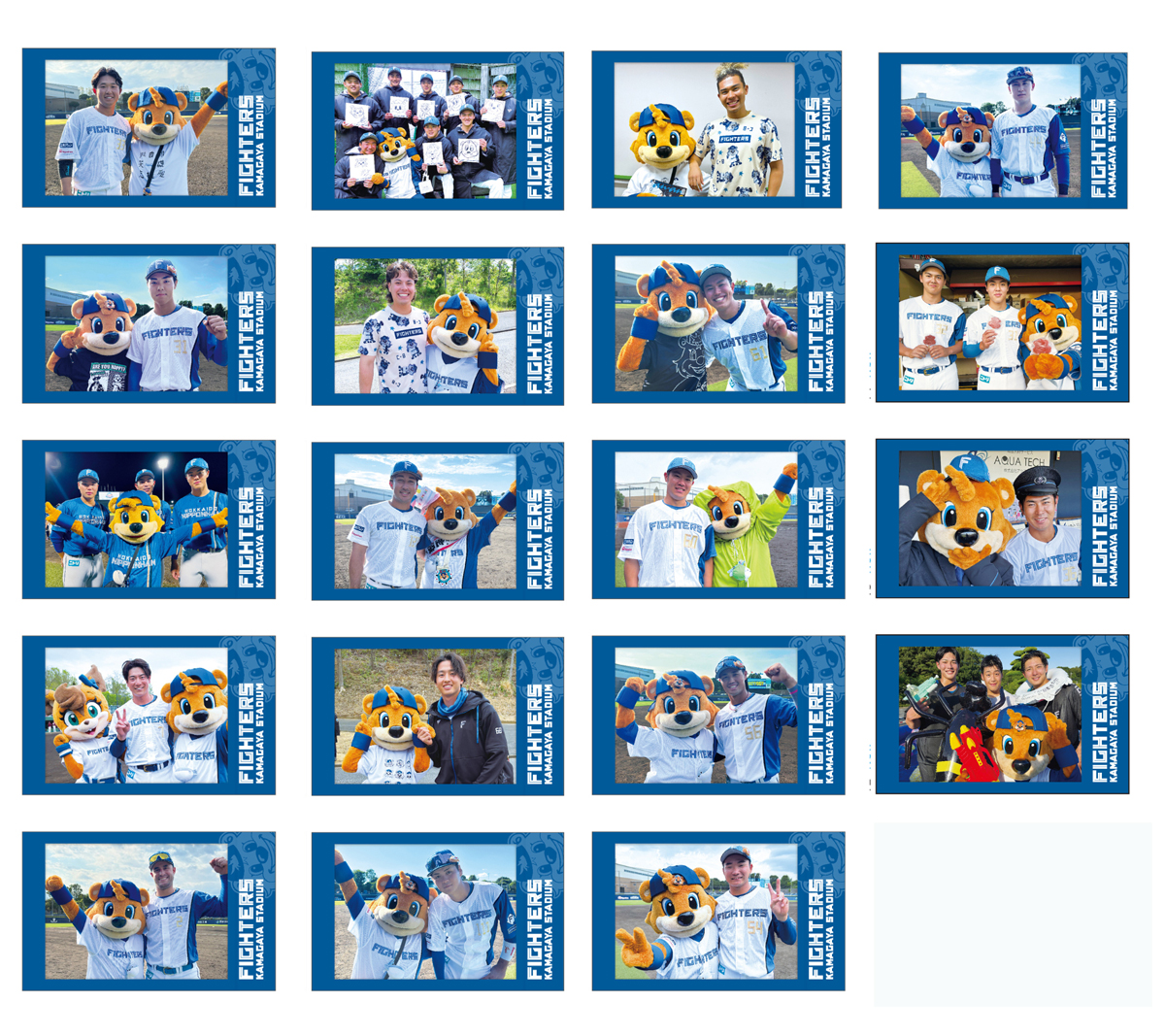 鎌スタチェキ風ステッカーのイメージ