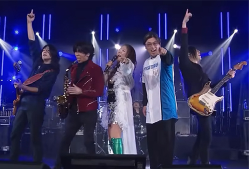 池田隆英投手が大黒摩季ステージに登場!