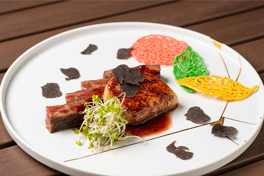 ふらの和牛とフォアグラのロッシーニ　 2,980円（税込）