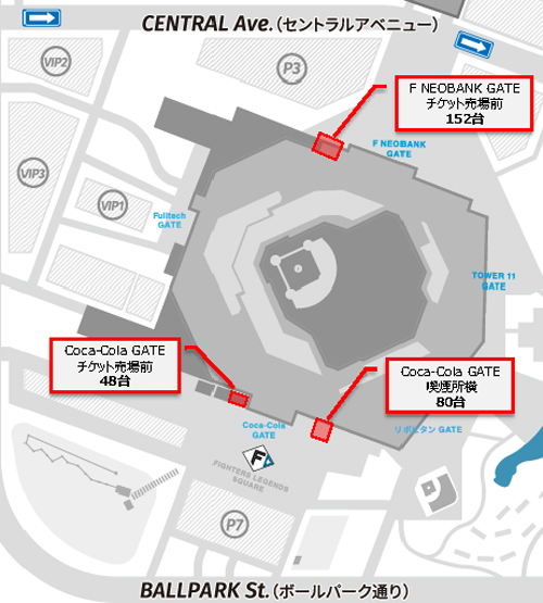 ロッカーの場所　地図