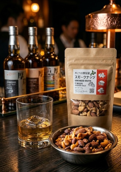 スモークナッツ牡蠣塩味