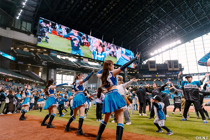 ファイターズガールと一緒に踊ろう！の様子