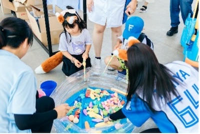 しゃけまるつりの様子