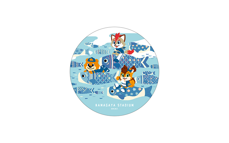 2026年こどもの日 缶バッジ（カビー・フレップ・ポリー）