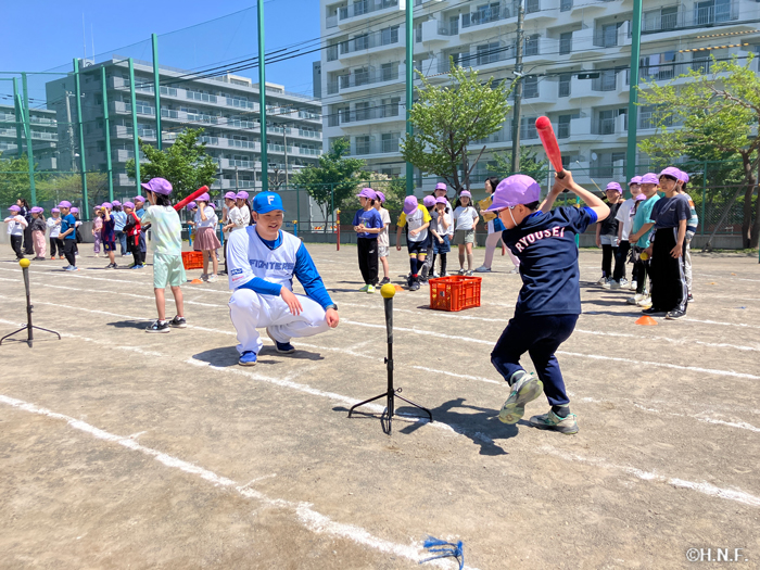 レッツ プレーボール! 特別授業の様子4