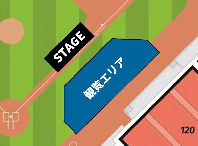 観覧エリア