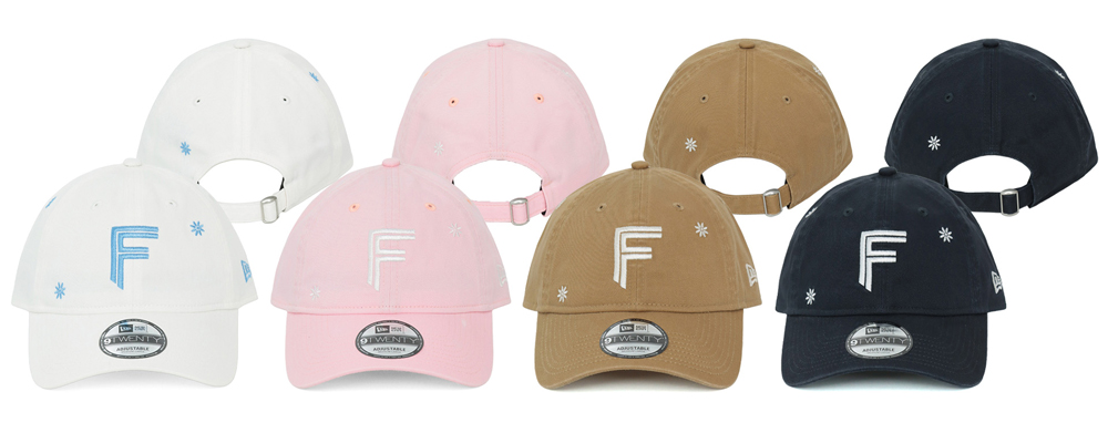 小花刺繍がかわいいNEW ERAⓇキャップ
