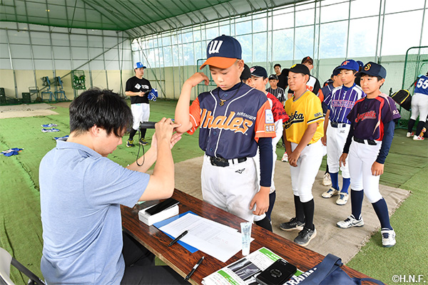 北海道日本ハムファイターズJr.活動の様子