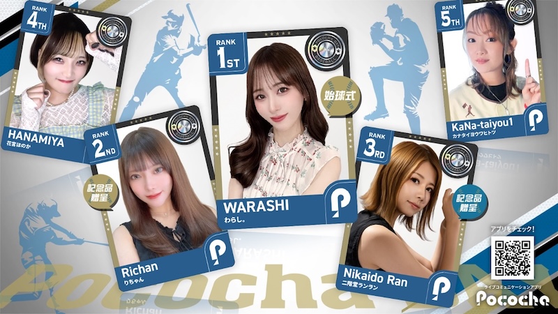 Pococha人気ライバー