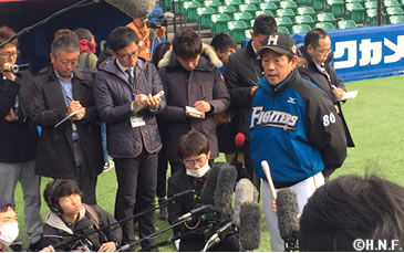 QVCマリンで開幕前日練習 | 北海道日本ハムファイターズ