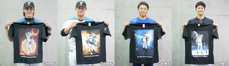 北海道日本ハムファイターズ ロゴＴシャツ（Ｆロゴ）① 北海道日本ハムファイターズ公式オンラインストア｜TNOC hokkaido