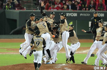ファイターズが10年ぶりに悲願の日本一 北海道日本ハムファイターズ ファイターズが10年ぶりに悲願の日本一 北海道日本ハムファイターズ
