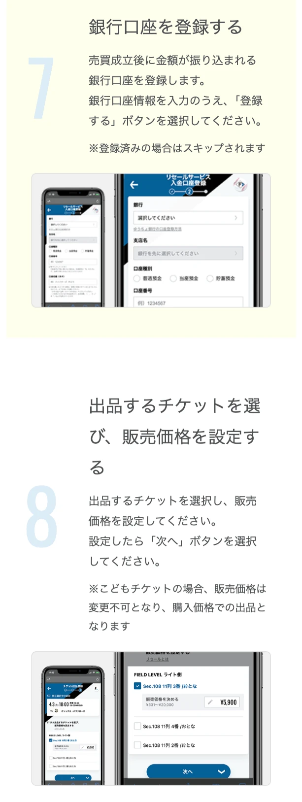 リセールの出品方法5