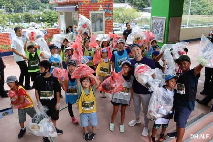 ゴミ回収の様子