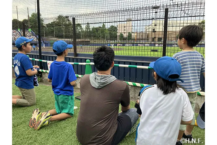 試合観戦の様子1