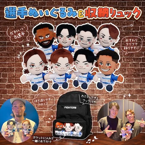 選手ぬいぐるみ