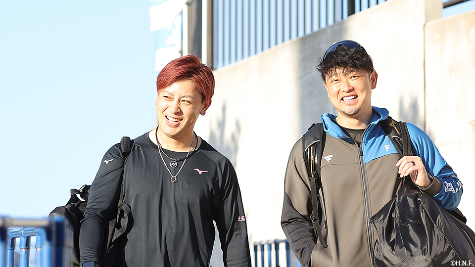 河野投手と池田投手