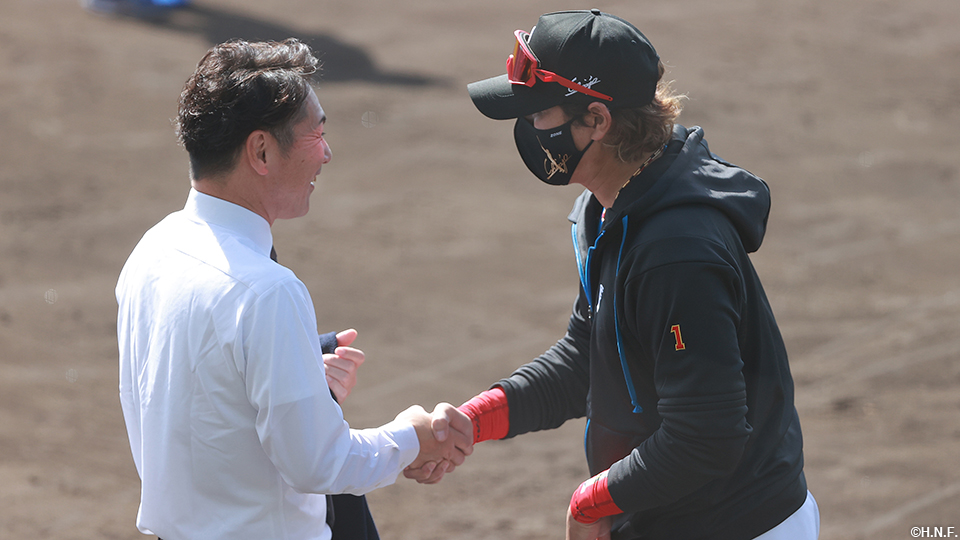 元木大介氏と新庄監督