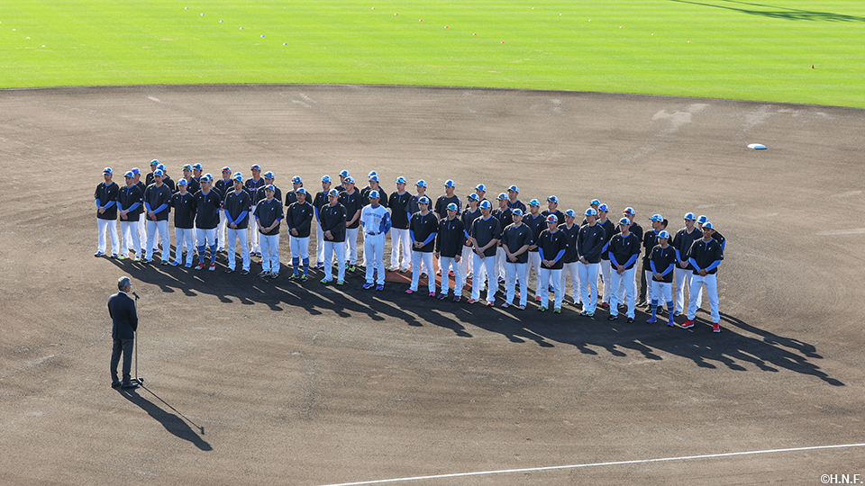 国頭キャンプ歓迎セレモニー01