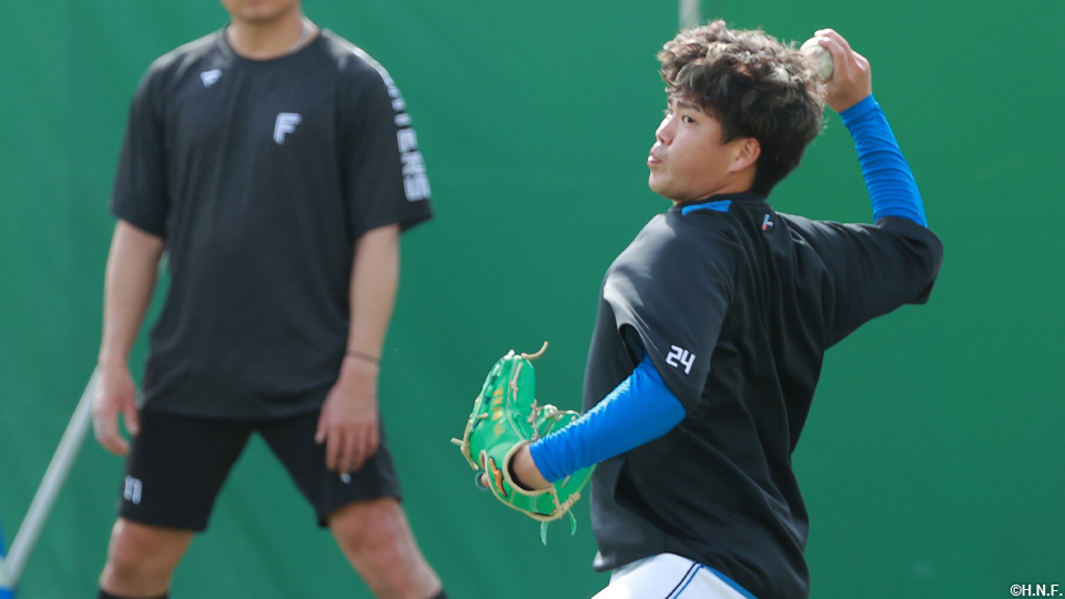 金村投手と伊藤投手